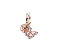 Pandora Charm Anhänger Pink Butterfly 782555C01 rosé vergoldet 