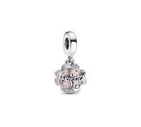 Pandora - Vierblättriges Kleeblatt Freundschaft Doppelter Charm-Anhänger - 792245C01 - Sterling Silber