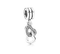 PANDORA - Herz Silber mit Zirkonia Anhänger - romantisch - 791242CZ