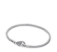 Pandora Armbänder Moments Armband Fischgrätkette mit Pavé-Verschluss 594462C01