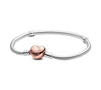 Pandora Armbänder Pandora Moments Armband mit Herzverschluss und Schlangenkettendesign 58071917