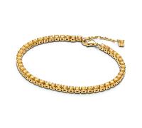 Pandora Funkelndes Gelbes Tennisarmband aus 14 Karat Vergoldung, mit Kristallen verziert, aus der Timeless Kollektion, Länge: 16 cm, 561469C02-16