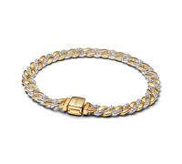 Pandora 564229C01 Damenarmband Zweifarbig Pavé 18 cm