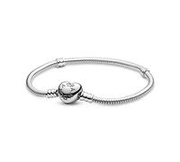 PANDORA 590719-19 - Silber Armband - ❤ - HERZ Verschluss - ❤ - 19 cm