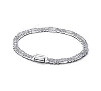 Pandora 594227C01 Damenarmband Silber Ovale Panzerkette mit Zirkonia 16 cm