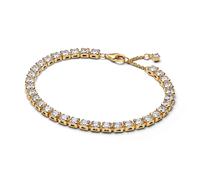 Pandora 563539C01 Damen-Tennisarmband Goldfarben Zirkonia 16 cm