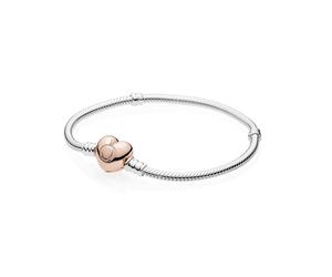 Pandora Armband - mit Herz-Verschluss - 580719 silber