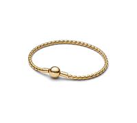 Pandora 564028C00-19 - runder Verschluss Flügel-Kettenarmband - Gelbgold Vergoldung - 19 cm