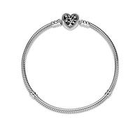 Pandora Schmuck 598827C01 Damen-Armband Moments Familienstammbaum Herz-Verschluss, 16 cm