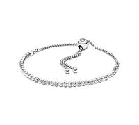 Pandora 599375C01 Schiebe-Tennisarmband Damen Funkelnd Sterling-Silber 25 cm