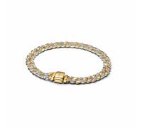 Pandora 564229C01 Damenarmband Zweifarbig Pavé 18 cm