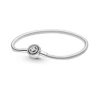 Pandora Rose Damenring Timeless Funkelndes Herz 14k rosévergoldet grün Kristall Zirkonia Gr. 56