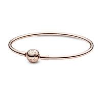 PANDORA Armreif in Roségold mit Kugelverschluss und Sterling-Silber und 14 Karat rosévergoldete Metalllegierung Moments Collection, 21cm