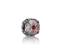 Pandora Bead Charm Element Rosa Gänseblümchen aus Sterling Silber 790433ER