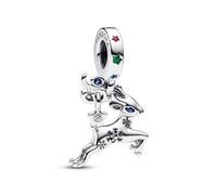 Pandora 792826C01 - Weihnachtszauber Rentier Charm-Anhänger - Sterling Silber - Steinmix Multicolor