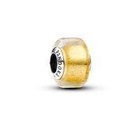 Pandora 793353C00 Goldfarbenes Murano-Glas Mini-Charm - Sterling Silber
