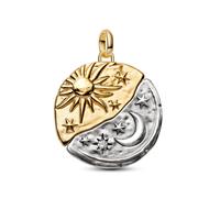 Pandora Bead - Charm, Sterling silver and 14k Gold-plated