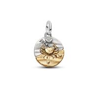 Pandora Bead - Charm, Sterling silver and 14k Gold-plated