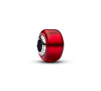 Pandora Bead - Sterling silver charm with red Murano glas
