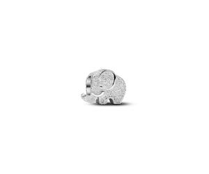 Pandora Bead - Textured elephant sterling silver mini charm
