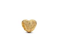 Pandora Bead - Textured Heart Mini Charm 14k Gold-plated