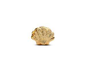 Pandora Bead - Textured Shell Mini Charm 14k Gold-plated