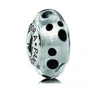 Pandora Blasen Weiss, Charm aus Murano- Glas 79692