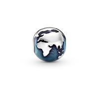 Pandora Silber 799429C01 Blauer Globus Clip Charm