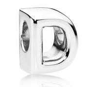 PANDORA Buchstabe D Alphabet-Charm aus Sterling-Silber - 797458