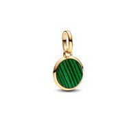 Pandora Green Engravable Mini Medallion Charm 763389C01