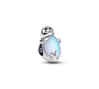 Pandora Charm Robbe 794146C01 – Sterling‑Silber, Mondstein‑Glas, künstlicher Kristall
