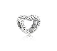 Pandora Charm Signature Offenes Metallperlen Herz 797516