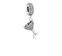Pandora Charm Anhänger Cocktail, Sterling-Silber, Zirkonia