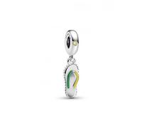PANDORA Charm Anhänger Sandalen 792197 C01 Einheitsgröße Damen, Einheitsgröße, Metall, Kein Edelstein