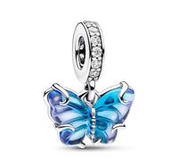 PANDORA. Charm Anhänger Schmetterling Blau 792698C01, sterlingsilber