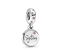 Pandora Charm Damen 798012FPC Silber Forever Sisters 