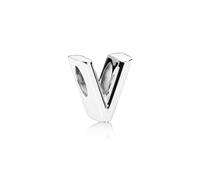 Pandora Charm - Buchstabe V - 797476 silber