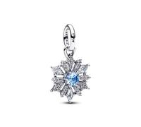 Pandora 794209C01 - Disney Eiskönigin Elsa Schneeflocke Charm - Sterling Silber - Steinmix Blau