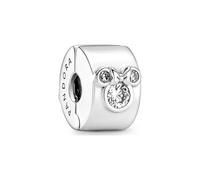Pandora Disney Micky Maus & Minnie Maus Clip-Stopper - 790111C01 - Silber - Zirkonia