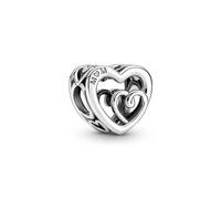 Pandora 790800C00 Verschlungene Unendlichkeits-Herzen Mom Charm - Sterling Silber