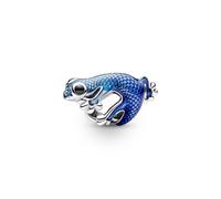 Pandora Charm 792701C01 – Metallisch blauer Gecko, Sterling Silber