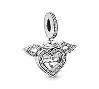 PANDORA Charm "Herz & Engelsflügel" 798485C01