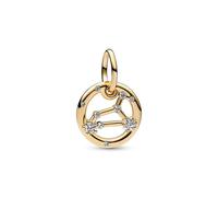 Pandora Schmuck 762725C01 Charm-Anhänger Sternzeichen Löwe Goldfarben