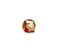 Pandora 764213C01 - Marvel Iron Man Helm Charm - Gelbgold Vergoldung - Emaille Rot
