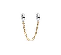 Pandora 763904C00-05 bicolor 5 cm Sicherheitskette - Sterling Silber & Gelbgold Verg.