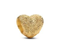 Pandora 764000C00 - Strukturiertes Herz Mini-Charm - Gelbgold Vergoldung