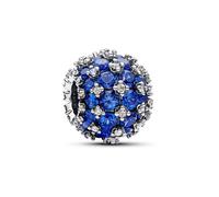 Pandora 792630C02 Charm Funkelndes Pavé Rund Blau