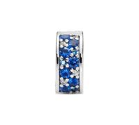 PANDORA - 791817NSBMX Blauer Pavé-Glanz - Silber Charm
