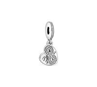 PANDORA - 791948CZ - Forever Friends - Silber Charm Anhänger - Zirkonia klar