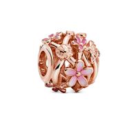 Pandora Charm Moments Offen gearbeitetes rosafarbenes Gänseblümchen 788772C01